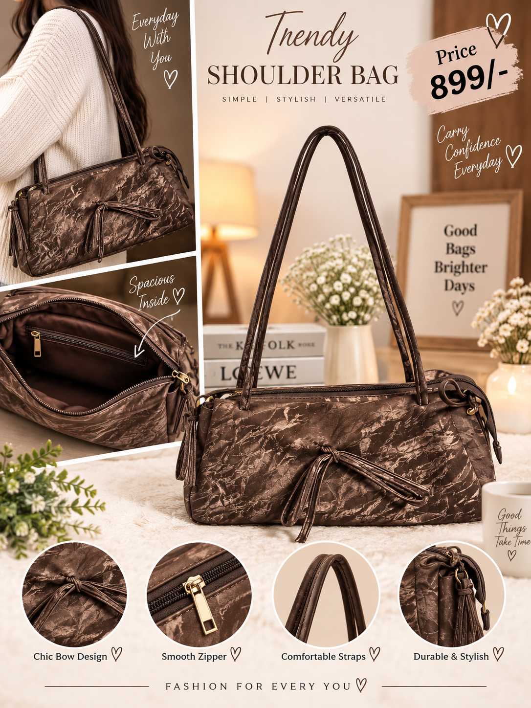 Cute bow bag
