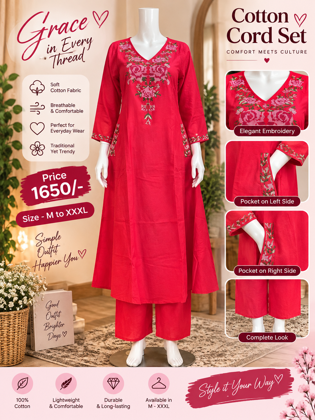 Cotton Aline set