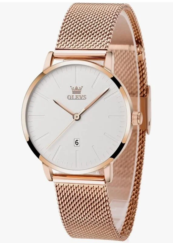 Rose Gold Mesh watch – Elegant Everyday Accessory
