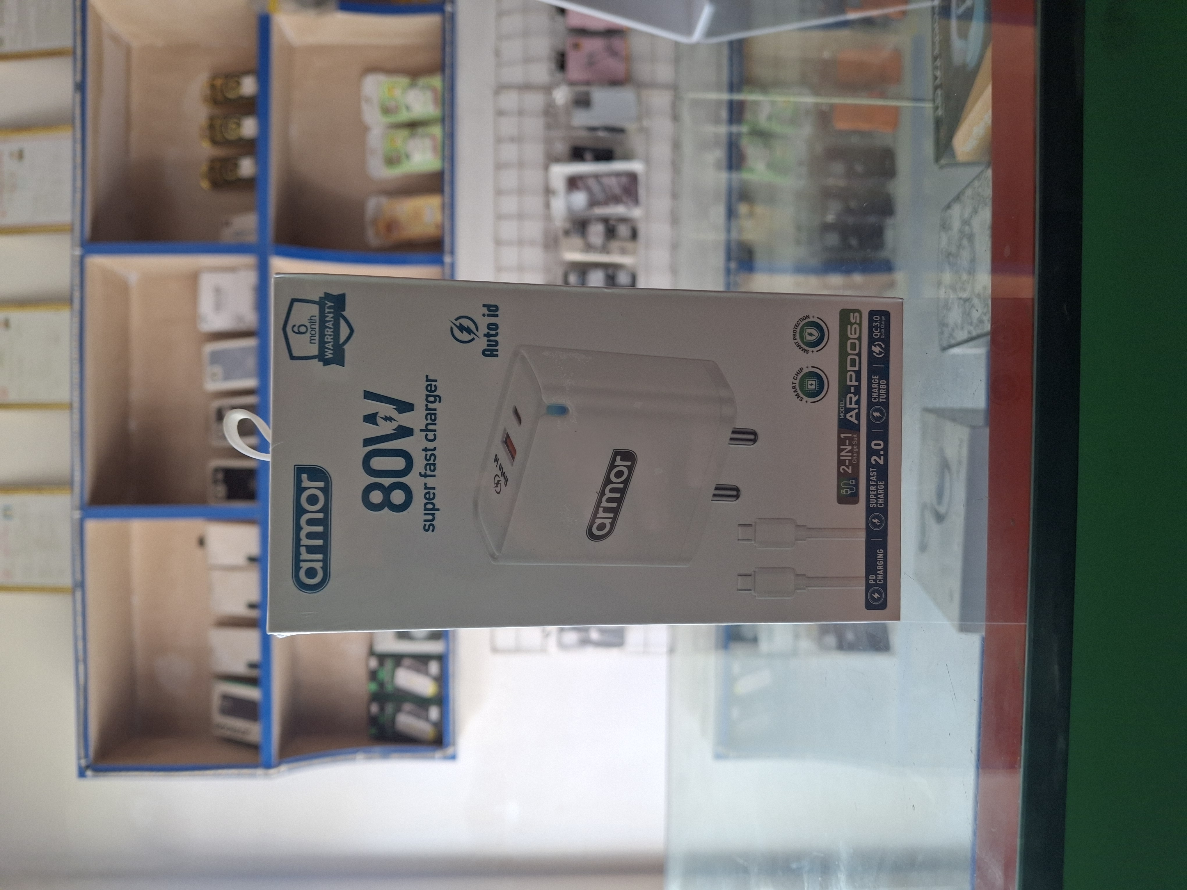 100% Orginal Armor AR-Pd06s 80w 2 in 1 Charger(type C to C)