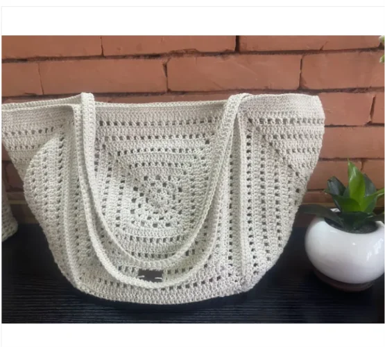 Handmade Crochet Boho Bag