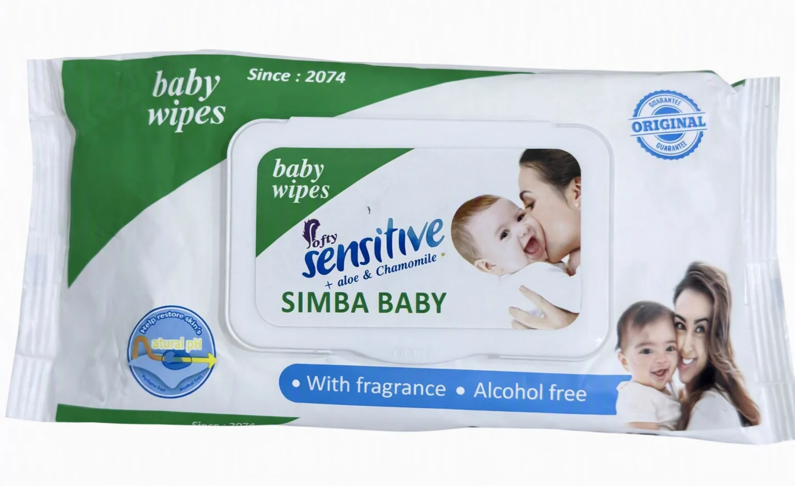 Softy Sensitive Baby Wipes 80 wipes
