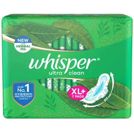 WHISPER ULTRA GREEN XL+ 7PADS