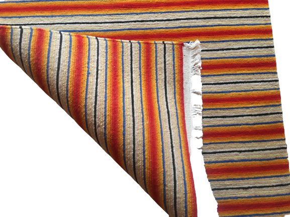 Hand-Knotted Nepali Woolen Carpet (60 Knots) - Traditional Multi-Color Rug (92 cm x 160 cm / 3.01 Ft x 5.25 Ft)