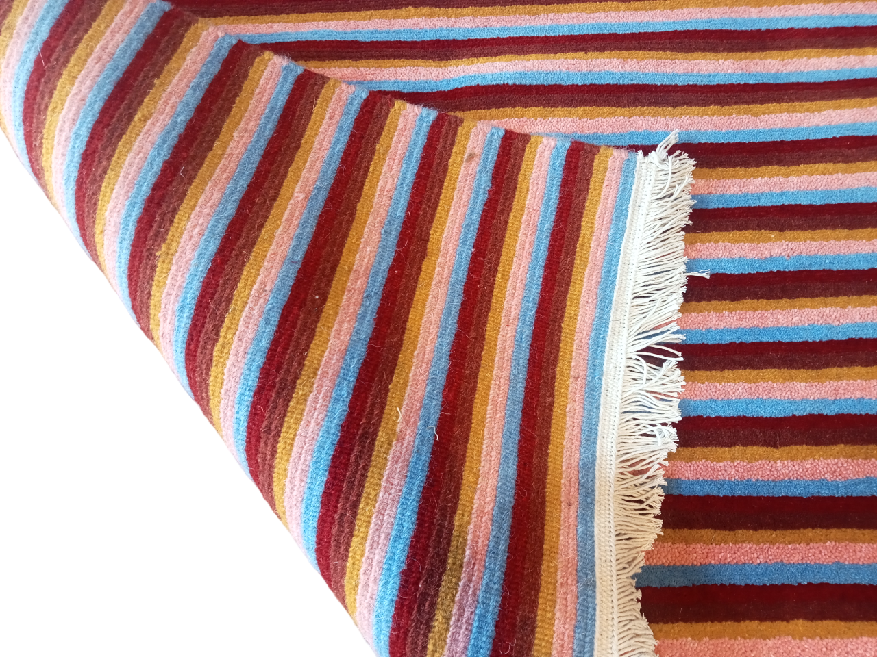 Handmade Multicolor Carpet – Modern Pattern