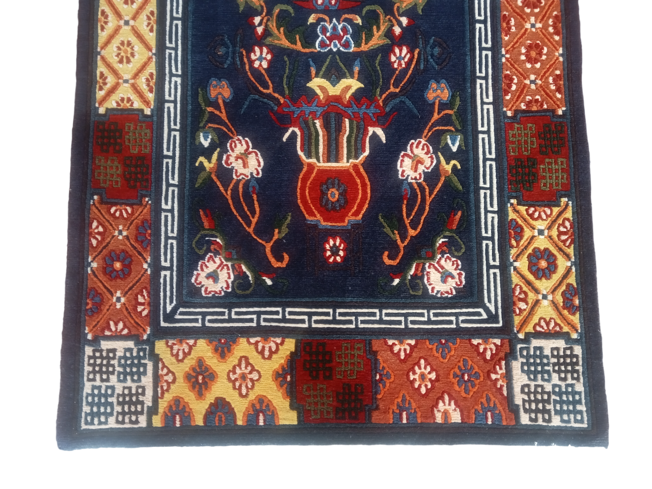 HandKnotted Nepali Woollen Carpet 100 Knots-92 Cm x 194 Cm