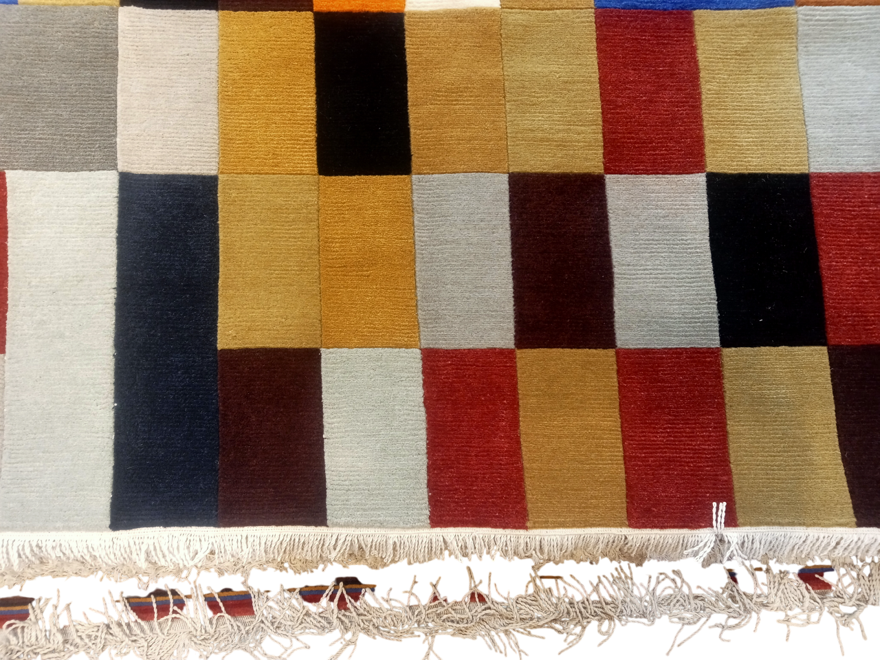 Premium Hand-Knotted Nepali Woolen Carpet (60 Knots) – Traditional Multicolor Rug for Living Room & Bedroom (170 cm x 240 cm / 5.5 x 7.8 Ft)