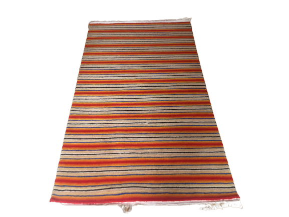 Hand-Knotted Nepali Woolen Carpet (60 Knots) - Traditional Multi-Color Rug (92 cm x 160 cm / 3.01 Ft x 5.25 Ft)