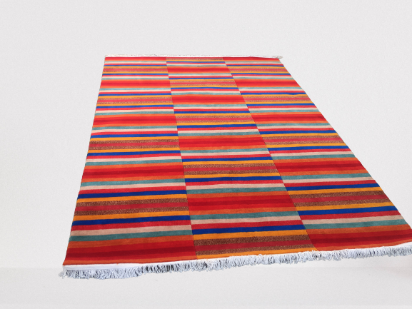 Premium Hand-Knotted Nepali Woolen Carpet (60 Knots) – Traditional Multicolor Design Rug for Living Room & Bedroom (172 cm x 239 cm / 5.64 x 7.84 Ft)