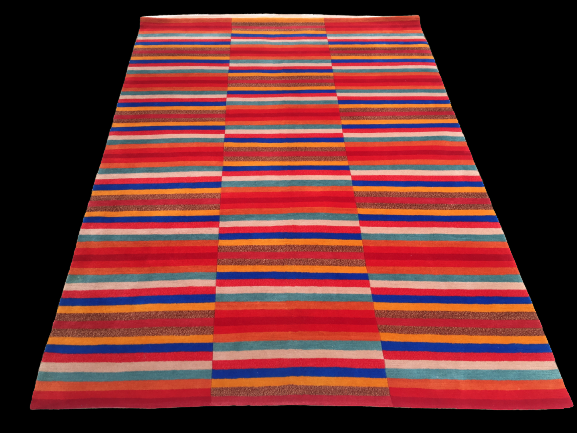 Premium Hand-Knotted Nepali Woolen Carpet (60 Knots) – Traditional Multicolor Design Rug for Living Room & Bedroom (172 cm x 239 cm / 5.64 x 7.84 Ft)