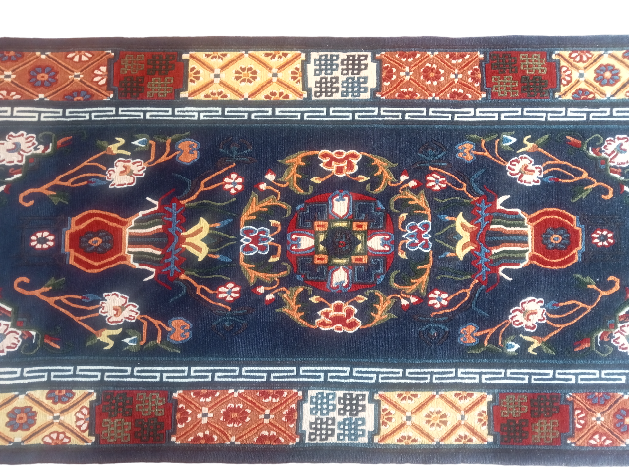 HandKnotted Nepali Woollen Carpet 100 Knots-92 Cm x 194 Cm