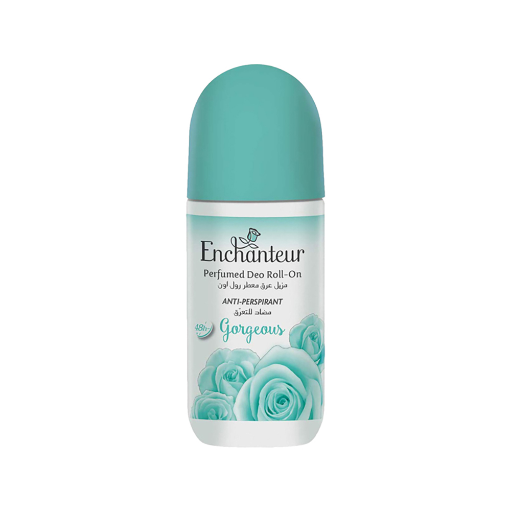 Enchanteur Perfumed Deo Roll‐On – Gorgeous 50ml