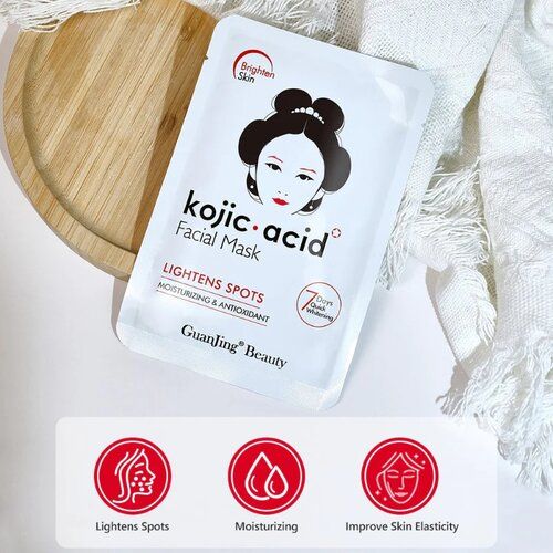 kojic Acid Facial Mask 7 Days Quick Whitening