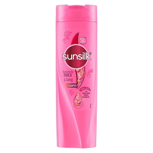 360 Ml Pink Color Deep Nourishment Sunsilk Lusciously Thick And Long Shampoo