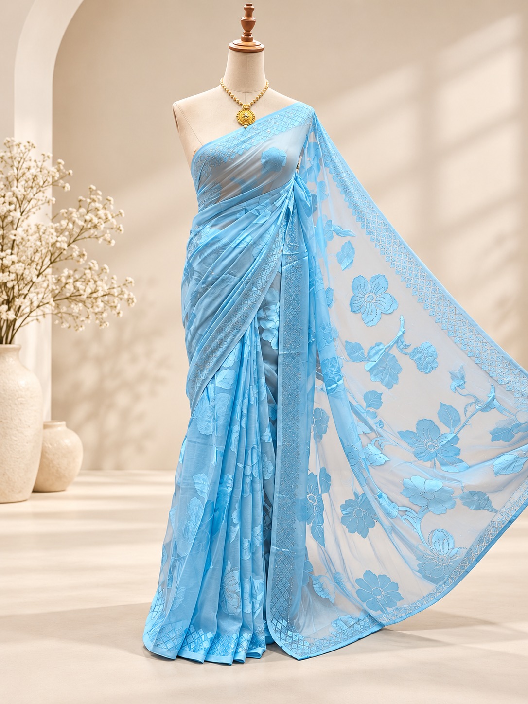 Premium Original Braso Chiffon Saree