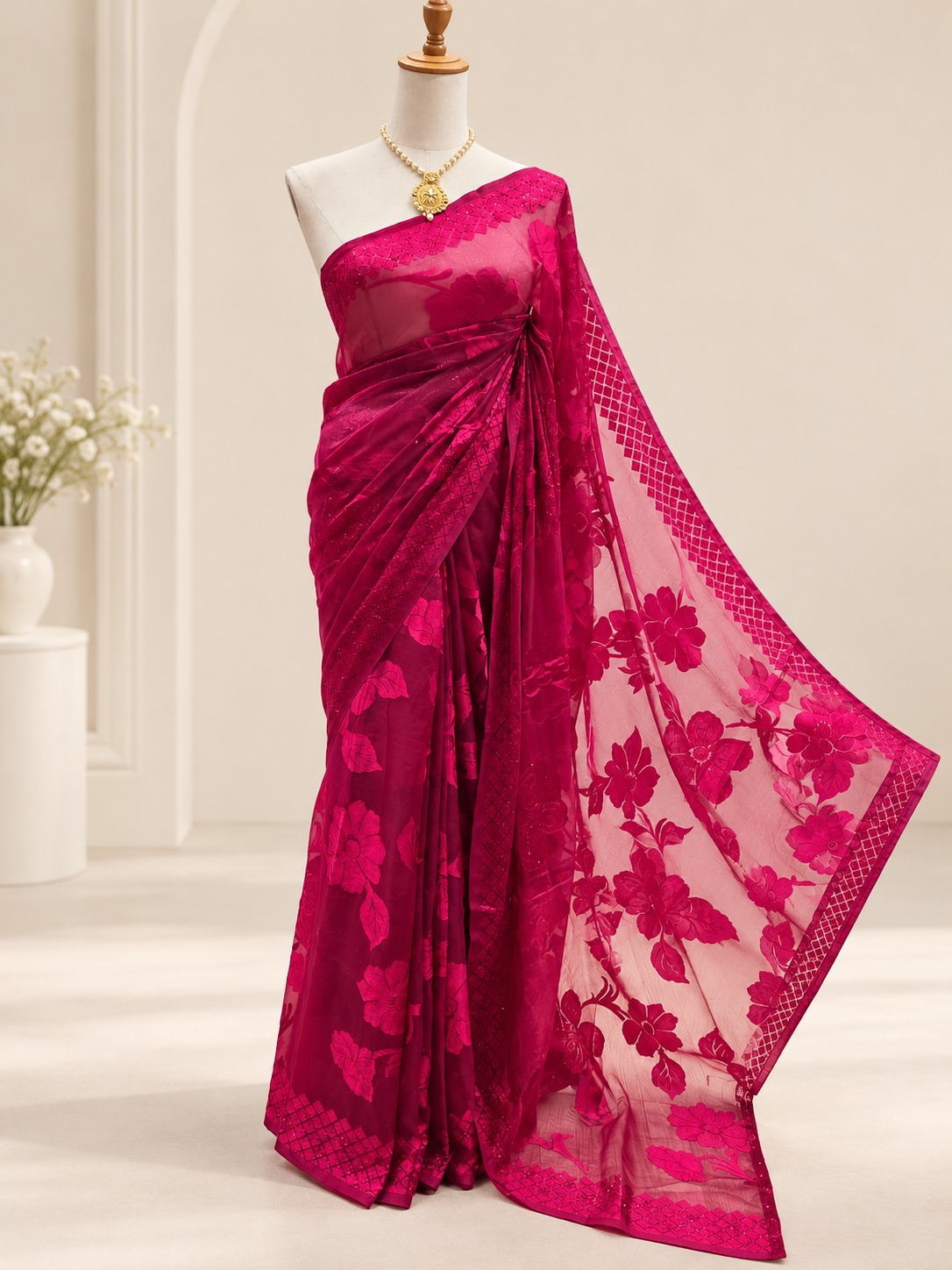 Premium Original Braso Chiffon Saree