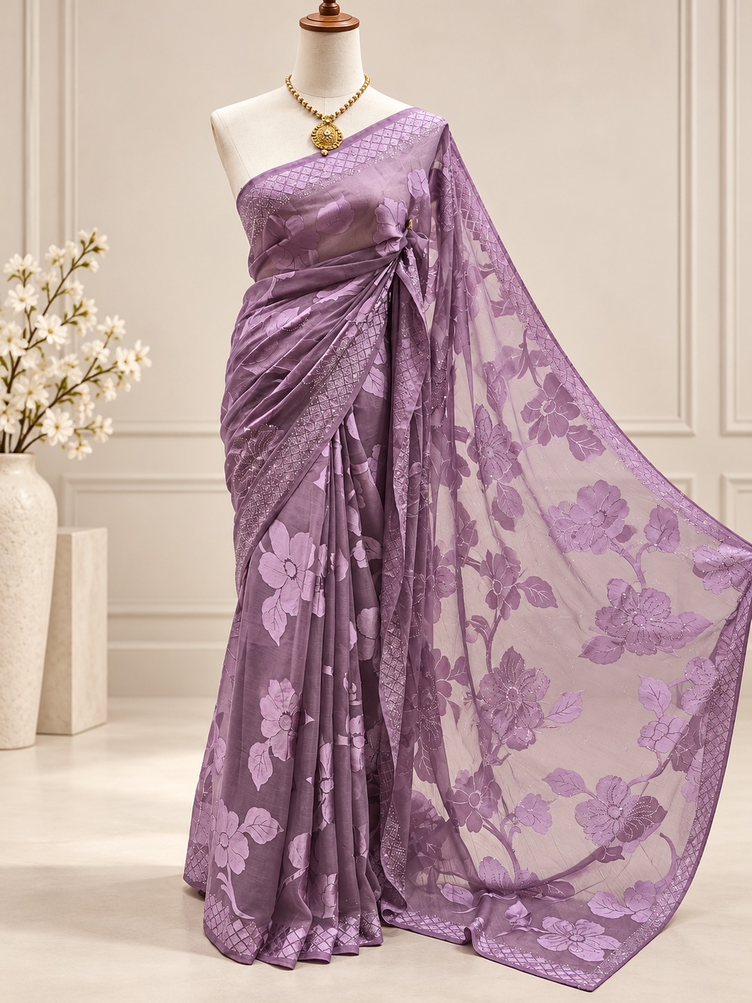 Premium Original Braso Chiffon Saree