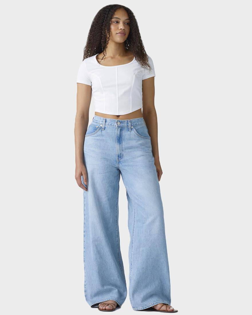 baggy denim jeans