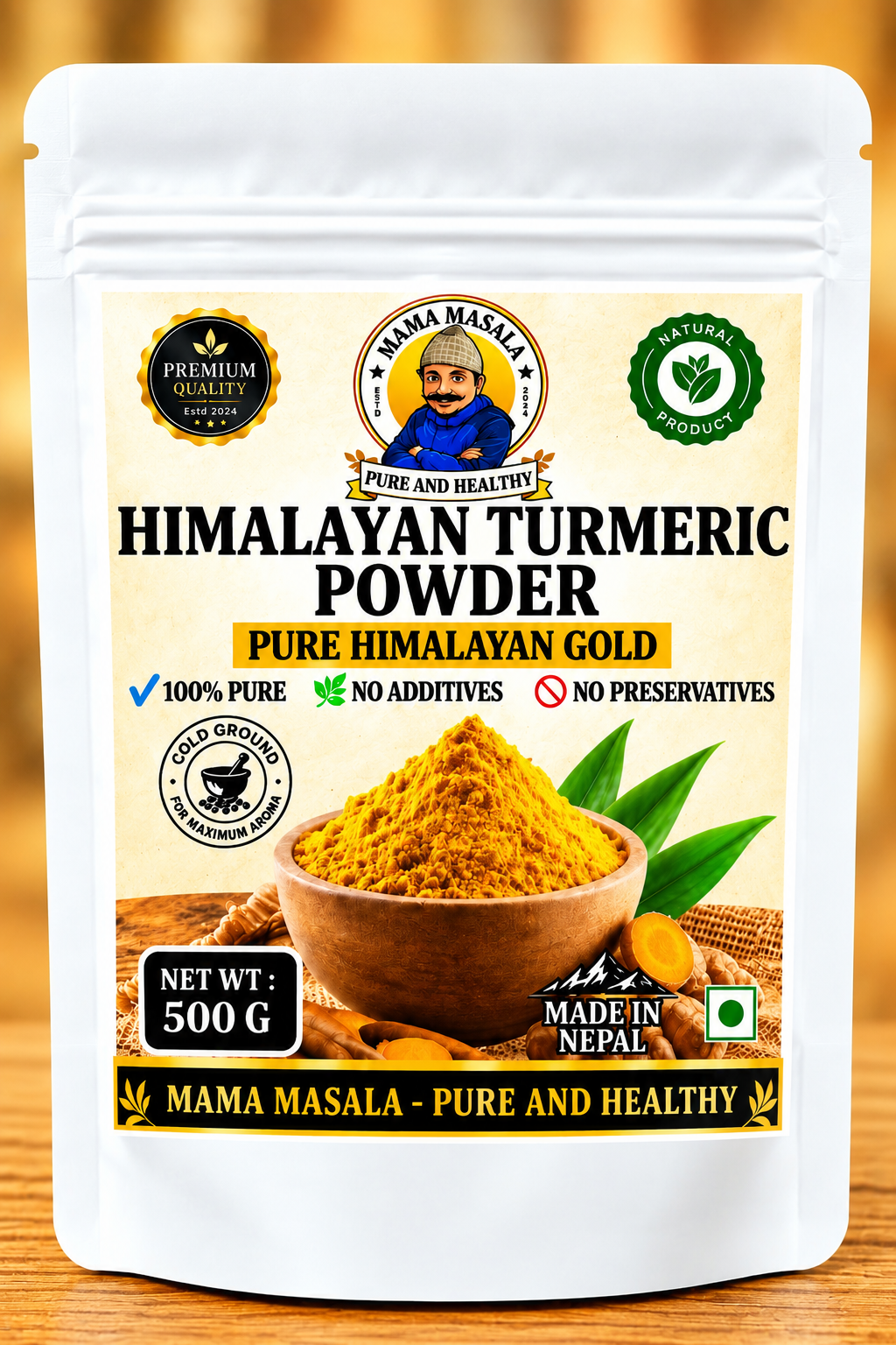🌿 Himalayan Turmeric Powder