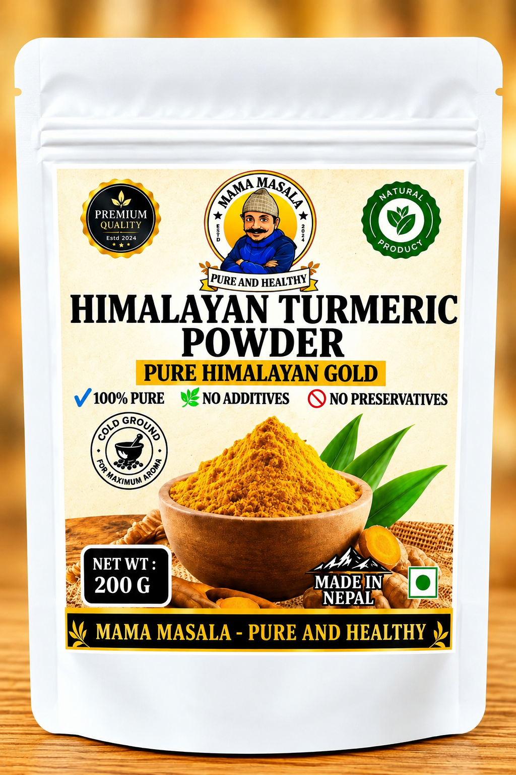 🌿 Himalayan Turmeric Powder