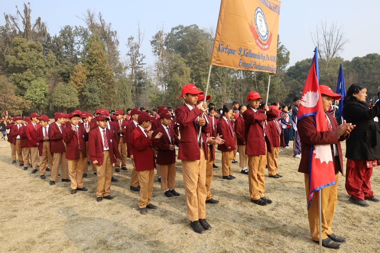 Marching with pride & unity, Students demonstrate discipline, pride and tradition.