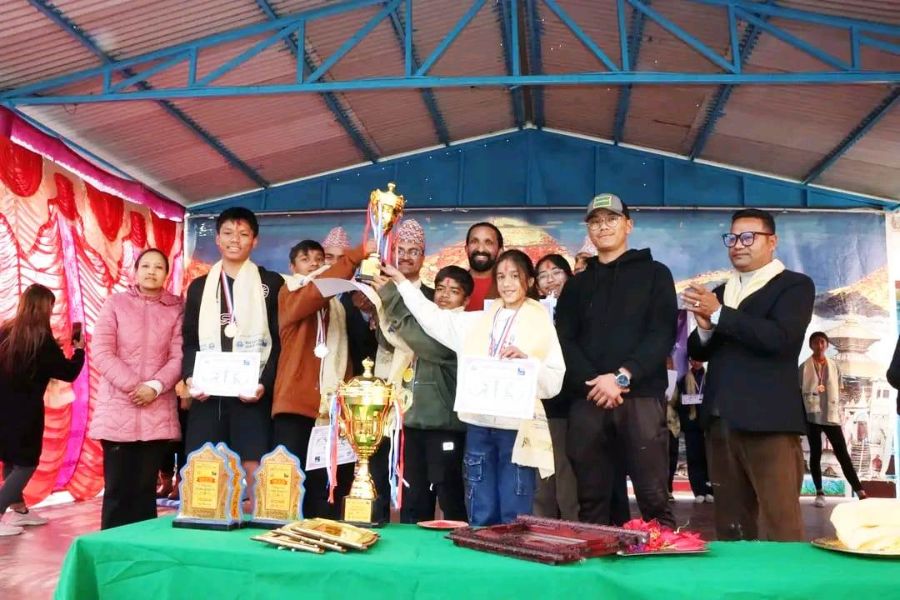 DAV School Won the Second Position in Inter-School Yogasana Competition